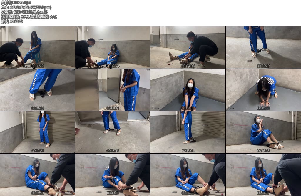 [ZhangYang] 洋洋囚服镣铐-丝依依