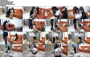 [子衿原创] 妍如镣铐被调教手铐脚镣被摸全身鞭打全身脚底呻吟五花脚镣挣扎口球口水-丝依依