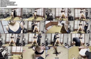 [缚予原创] 线下真实调教之木古三角木马吊腿电击惩罚三角木马腿吊起电击片贴胸屁屁上踩踏羞辱SP打屁屁打耳光打脚心本身坐木马就够痛苦的了主人还要抱着小m的腰在木马上晃动还要被电击-丝依依