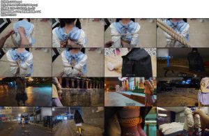 [长颜草] 馨琳深夜青岛站jk紧缚外出-丝依依