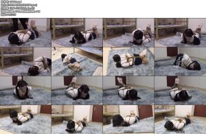 [新月原创] LOLI玉箫 女仆白丝 双马尾可爱到极致的 极品玉足驷马 蒙眼封嘴放置挣扎-丝依依