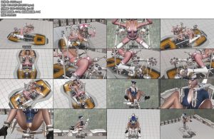 [动画片] 拘束器调教白丝护士制服黑丝侦探PJ跪姿瘙痒M腿-丝依依