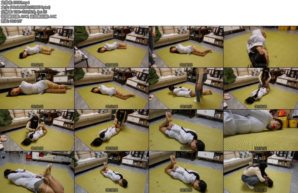 [胜景影视] 扎带捆绑女M-丝依依