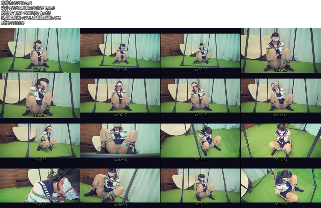 [亚洲绳艺] してみたい妄想緊縛女子校生-丝依依