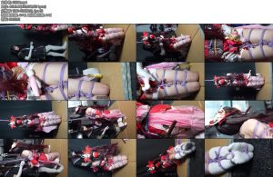 [夜之城] 花火coser漫展归来被尾随入室绑架调教-丝依依