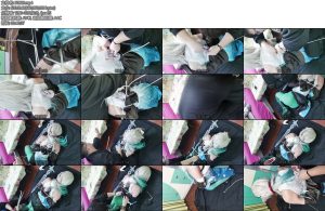 [亚洲绳艺] 流萤旗袍极限扎带后手观音-丝依依