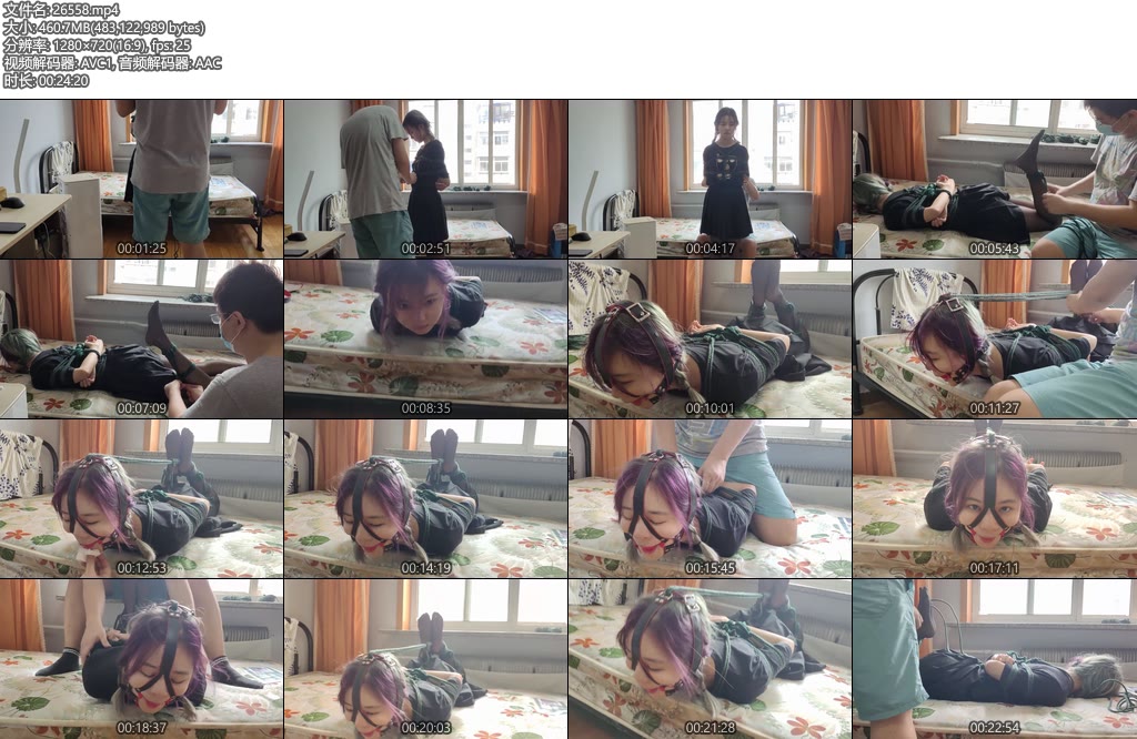 [WN原创] 可爱就是正义！ 美少女月潇登场！黑丝超紧驷马放置流口水，严厉堵嘴-丝依依