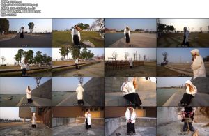 [魔法摄影工坊] 约拍纪实 户外公园镣铐行走-丝依依