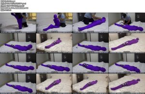 [新月原创] 红豆水手服木乃伊全包 蒙眼堵嘴 棒子一直震到拼命挣扎-丝依依