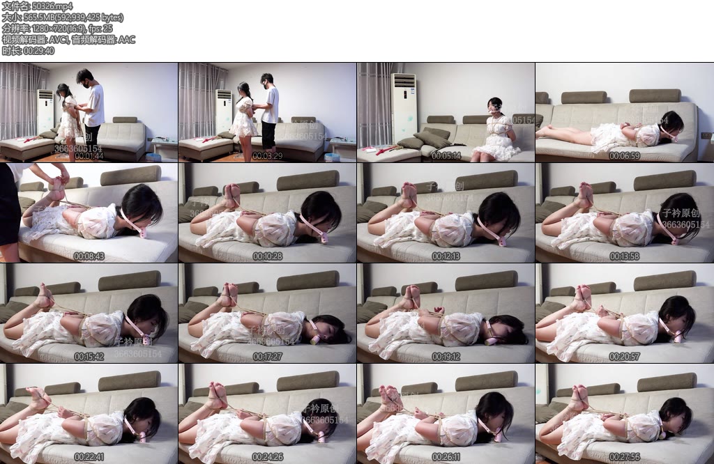 [子衿原创] 沐子驷马深厚口塞放置挣扎-丝依依