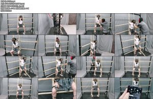 [飞天原创] 双马尾女生被绳捆锁绑起来无奈地接受无情折磨与调教-丝依依