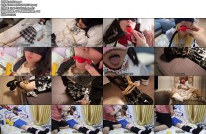 [荷仙原创] 荷仙少女 荷仙中的十位少女嘴巴与口球的接触-丝依依