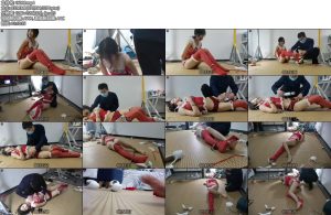 [绳之韵] 小呆美脚美少女的完全金属TJ，蕾丝情趣内衣-丝依依