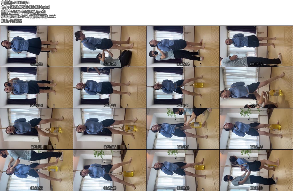 [麦子原创] 妻奴麦子麦子受难之重物股绳-丝依依