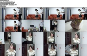 [子衿原创] 曼曼踮脚吊口球口水-丝依依