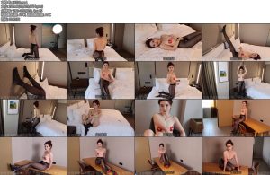 [泰德原创] 黑丝C裤乳贴手铐脚镣模特小雪-丝依依