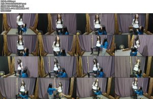 [飞天原创] 皮裤长靴美少妇被少女玩弄吊缚虐档女女百合调教-丝依依