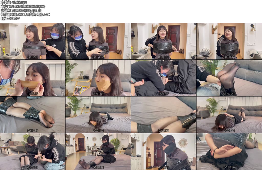 [默示录] 缚艺录小诺严实地封嘴多拍了黑丝小jio的镜头-丝依依