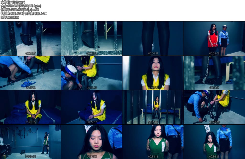 [胜景影视] 落网下集女毒贩被宣判绞刑宣判完被钉上特重刑死镣等待绞刑-丝依依