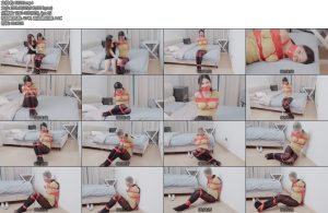 [红鲤鱼] 入室抢劫胶布捆绑丝袜套头-丝依依