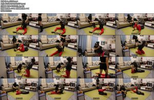 [胜景影视] 女王胶衣系列之拘束衣女MTJ-丝依依