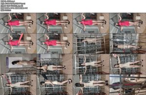 [皖北原创] 超正新人小染金属体验牢笼狗绳皮鞭双色旗袍脚镣十字拷等-丝依依