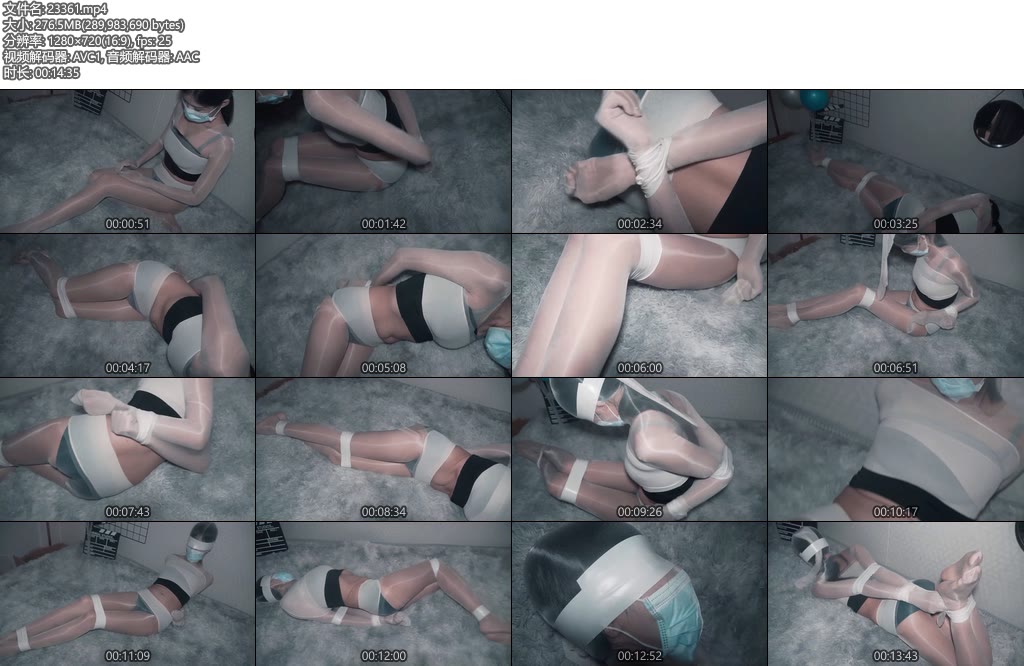 [维黎美束] 纵享丝滑，170长腿学姐油亮3条丝袜全包，丝袜套头！紧紧包裹-丝依依