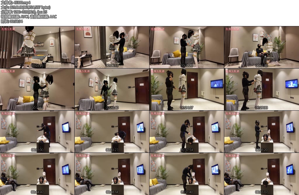 [美曦原创] 美曦家奴驷马篇媛媛家奴日常监禁当家奴是一种什么体验呢带着手铐绑着绳子做家务最后还的被驷马放置在桌子上陪主人看电视-丝依依