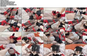 [樱桃小M] 第一视角肉丝蒙眼好好调教-丝依依