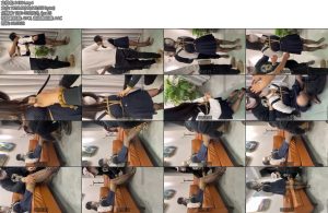 [瓢城原创] 瓢城摄影 网袜捆绑妹子不愿露脸只能带着口罩了顺便在送她一只眼罩给她戴上简单的捆绑后丢在沙发上-丝依依