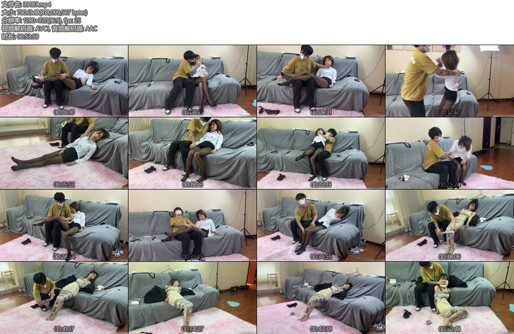 [贝特原创] 反复迷晕小艺还有摸腿翻白眼胶带封嘴胶带捆绑等多种元素的剧情-丝依依