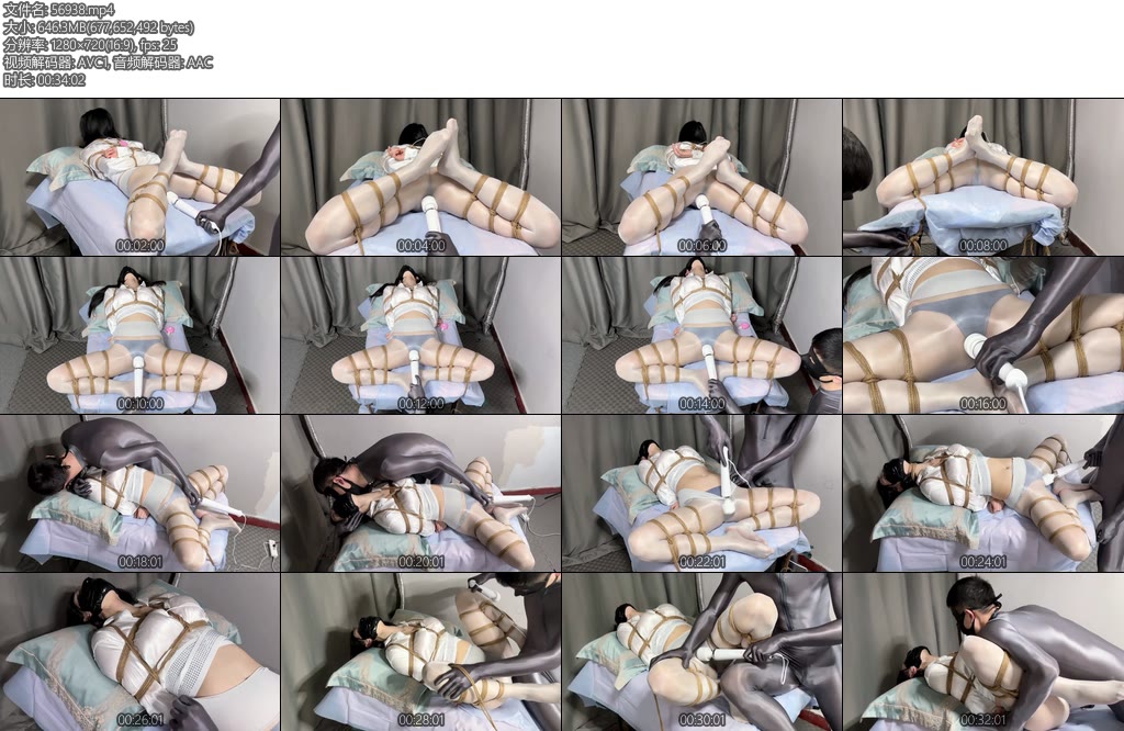 [进击的番茄] 傲嫣强制地狱紧缚肉货银色油亮舍宾丝袜分腿严厉禁锢蔷糕胶带把嘴巴封死只能呜呜叫麻绳紧缚固定拼命也无法挣脱仙女棒全开强制不断瞬间SHI润起来呻吟扭动忘我释放桀骜的妹子终沦为毫无思想只有快感的-丝依依