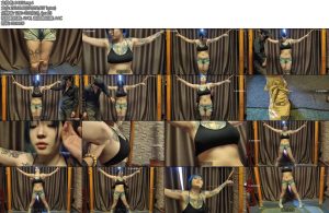 [一绳所爱] 性感纹身女孩李珂儿挠痒-丝依依