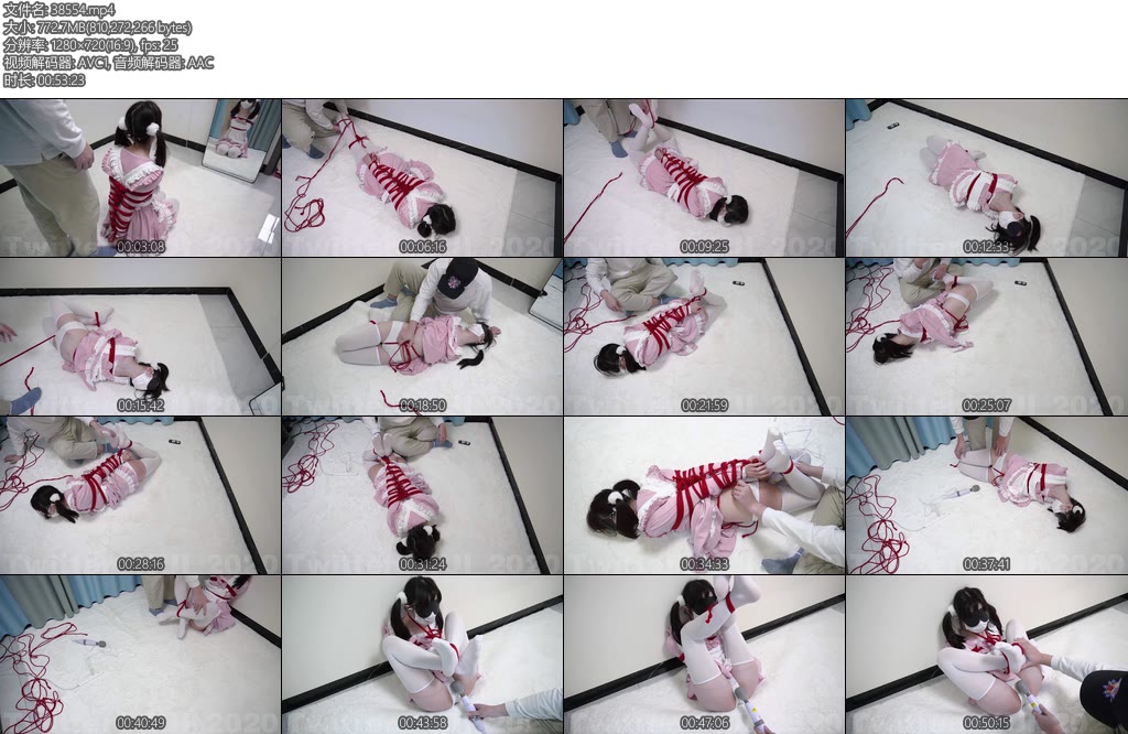[HUI原创] 潼潼过年被绑成驷马暴打股绳折磨小裤裤被扒ZDB强高没堵嘴叫得好大声求饶好几次-丝依依