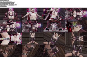 [动画片] 3D动画黑丝过膝袜机甲少女机械调教瘙痒口器挠痒ZDB蒙眼强制站立座椅吊缚电击-丝依依