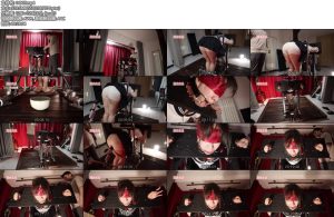 [路由原创] 模特小月JK制服体验刑具木架-丝依依