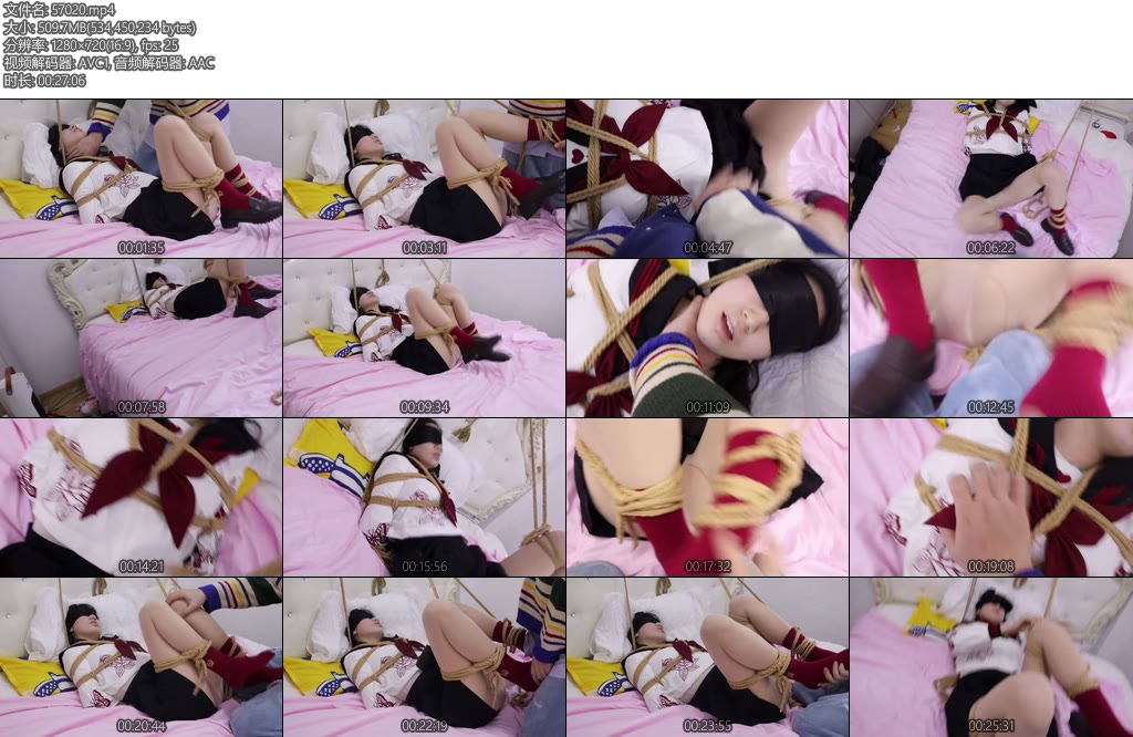 [荷仙原创] 荷仙少女 非常喜欢被捏ru掐脖的女孩吊起一条腿绑起来一边抚摸一边捏ru掐脖呻吟从开始就没停下来突然觉得这个深红颜色的JK袜子也挺好看-丝依依