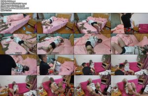 [网友原创] 我的媳妇 第41弹、睡梦中喊醒、放入疯狂的小玩具、放置挣扎任由摆布、多层丝袜套头、一轮轮嗨皮之后软瘫软瘫的-丝依依