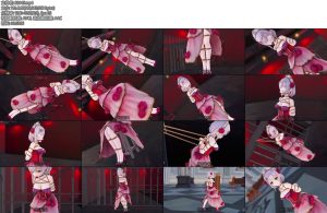 [动画片] 原神动画 玫瑰婚纱诺艾尔五花捆绑-丝依依