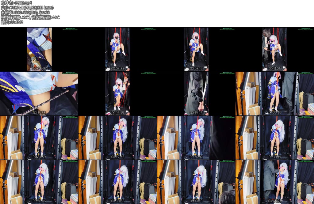 [亚洲绳艺] 神里绫华大小姐的单腿吊和股绳吊折磨内置小玩具玩弄股绳深深陷入身体精彩特写片尾花絮日语求饶等反差-丝依依