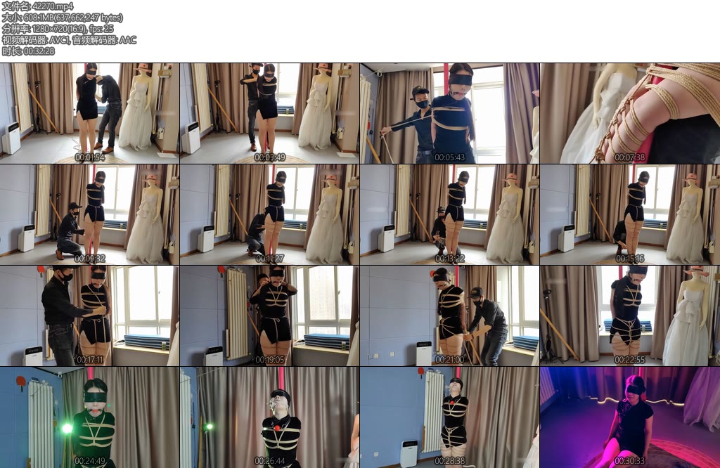 [一绳所爱] 宋思琪欧式被绑在钢管上流口水-丝依依