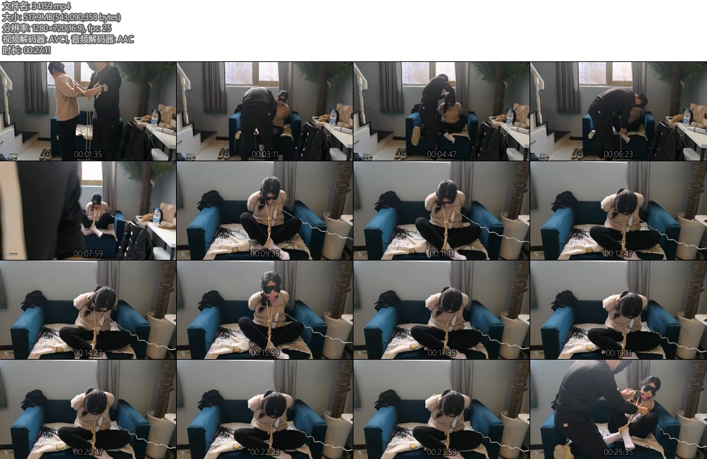 [JS原创] 小安超紧后高手团缚捆绑棉袜鞭打口球堵嘴棒棒刺激-丝依依