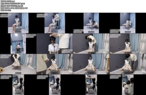 [咕咕精] 清纯jk茶茶椅子对镜放置强制抚摸鼻钩马具口球单手套肆意抚摸羞耻拉满-丝依依