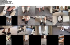 [布莱恩] 甜系女孩的1·5kg脚镣体验测评勃肯鞋小白袜小皮鞋帆布鞋-丝依依