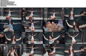 [一绳有你] 女发报员 气质漂亮美女张晓雪受刑老虎凳鞭打铁钳夹指筷子夹趾竹签蜡烛挠脚心腋窝电刑-丝依依