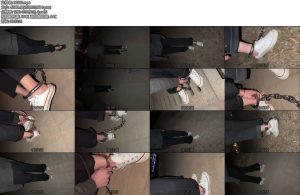 [布莱恩] 女孩深夜严厉的脚镣外出多幅脚镣责脚后跟-丝依依
