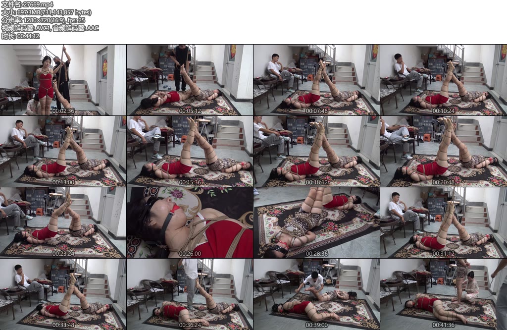 [胜景影视] 两女M捆绑吊立放置-丝依依