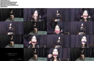 [亚洲绳艺] 隶娘写真馆 畠中奈美江猿轡-丝依依