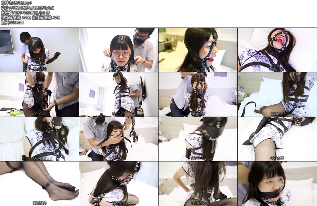 [欧美绳艺] Natalie in bondage-丝依依