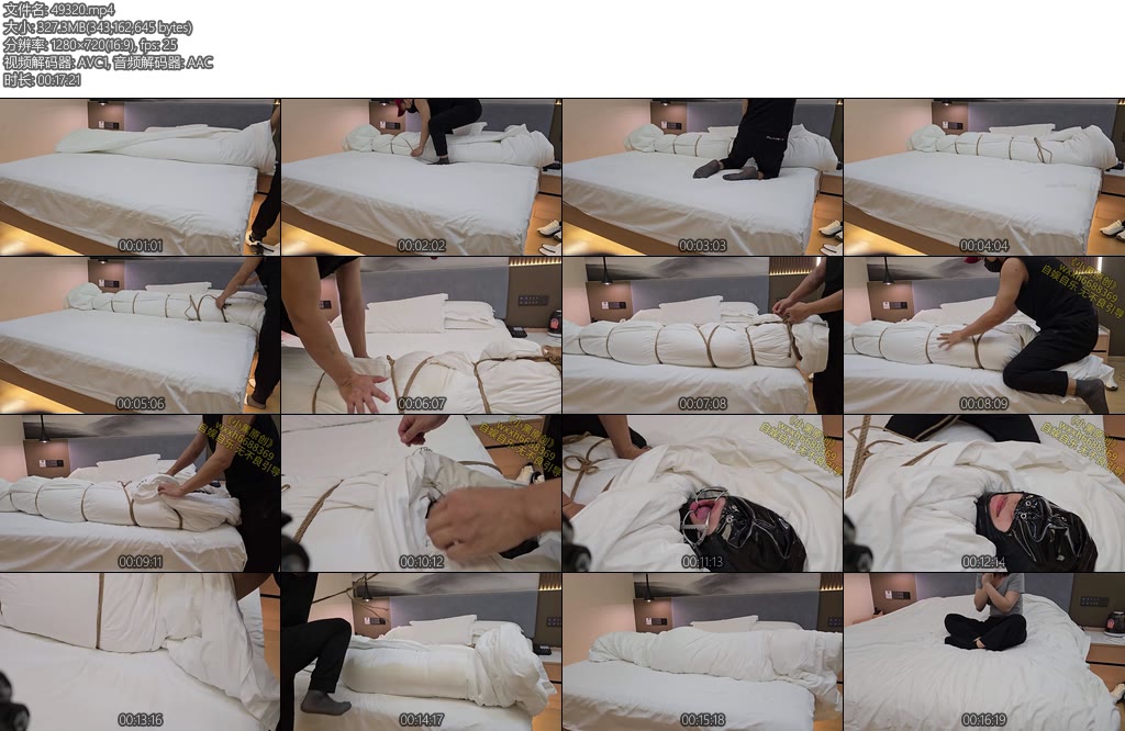 [小黑原创] 棉被包裹坐脸头也包进去了手伸进去棉被摸她她疯狂挣扎-丝依依